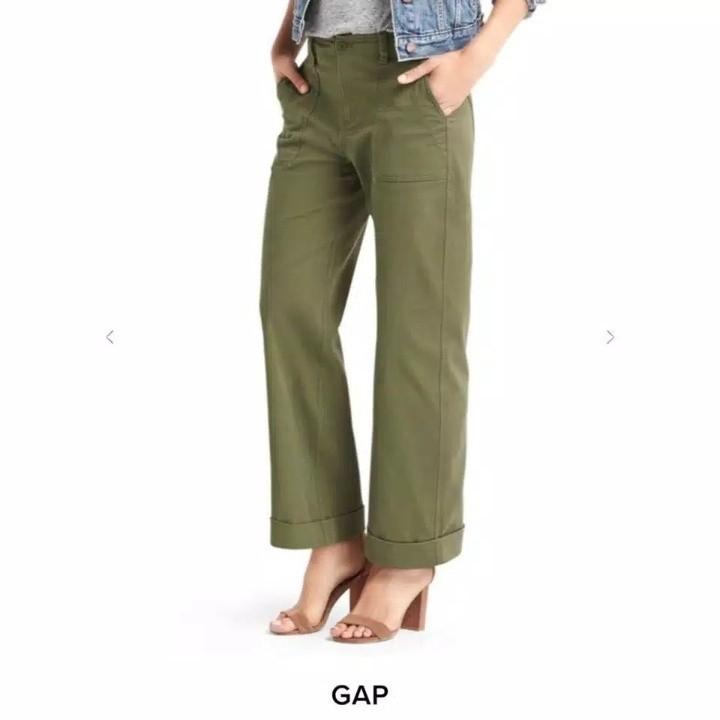 GAP Wide leg pants, Fesyen Wanita 