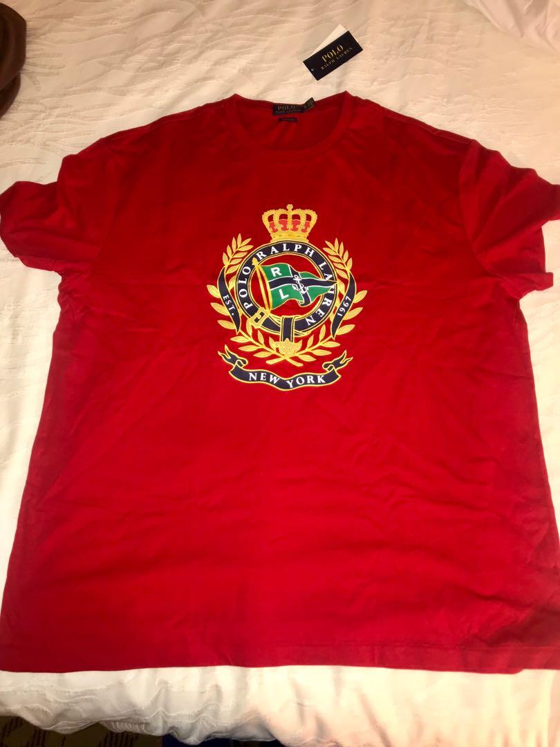 Polo Ralph Lauren Crest T Shirt, Men's Fashion, Tops & Sets, Tshirts & Polo  Shirts on Carousell