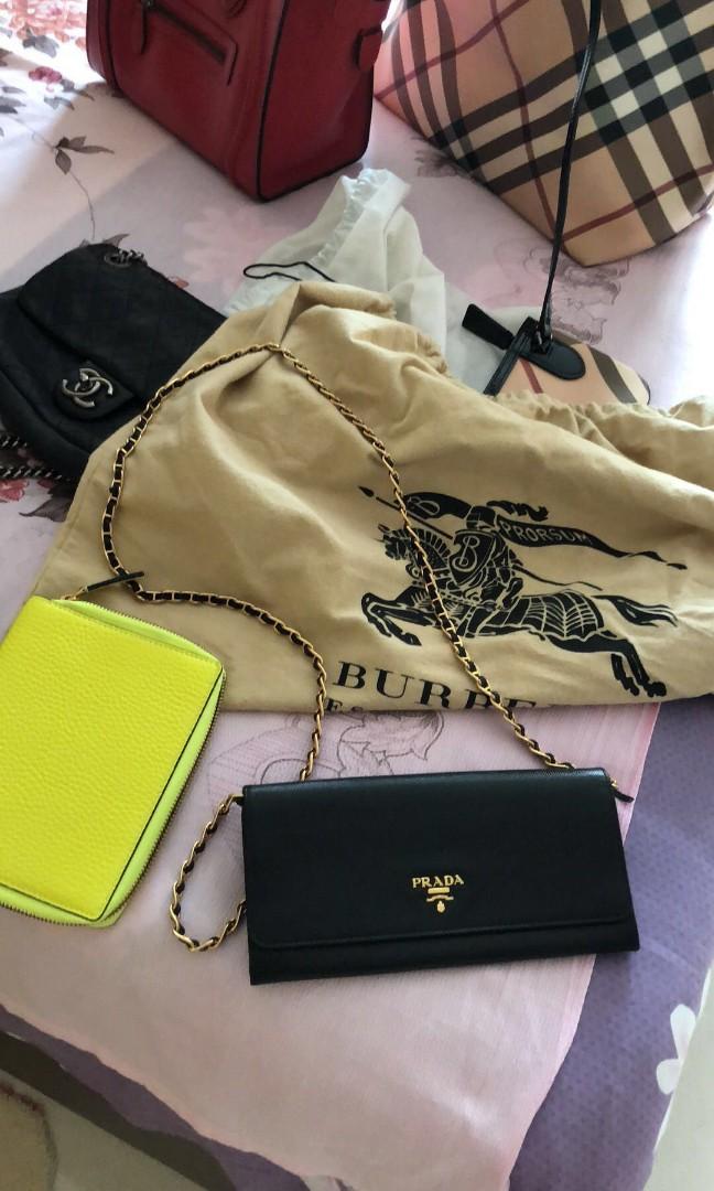 prada small clutch bag