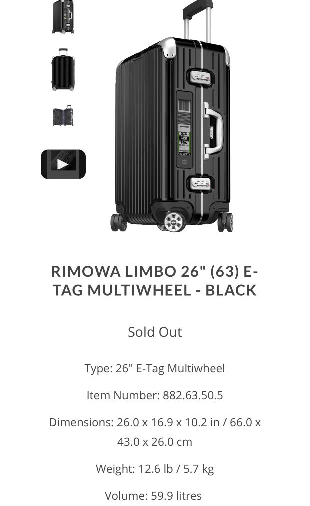 Rimowa Limbo Multiwheel –