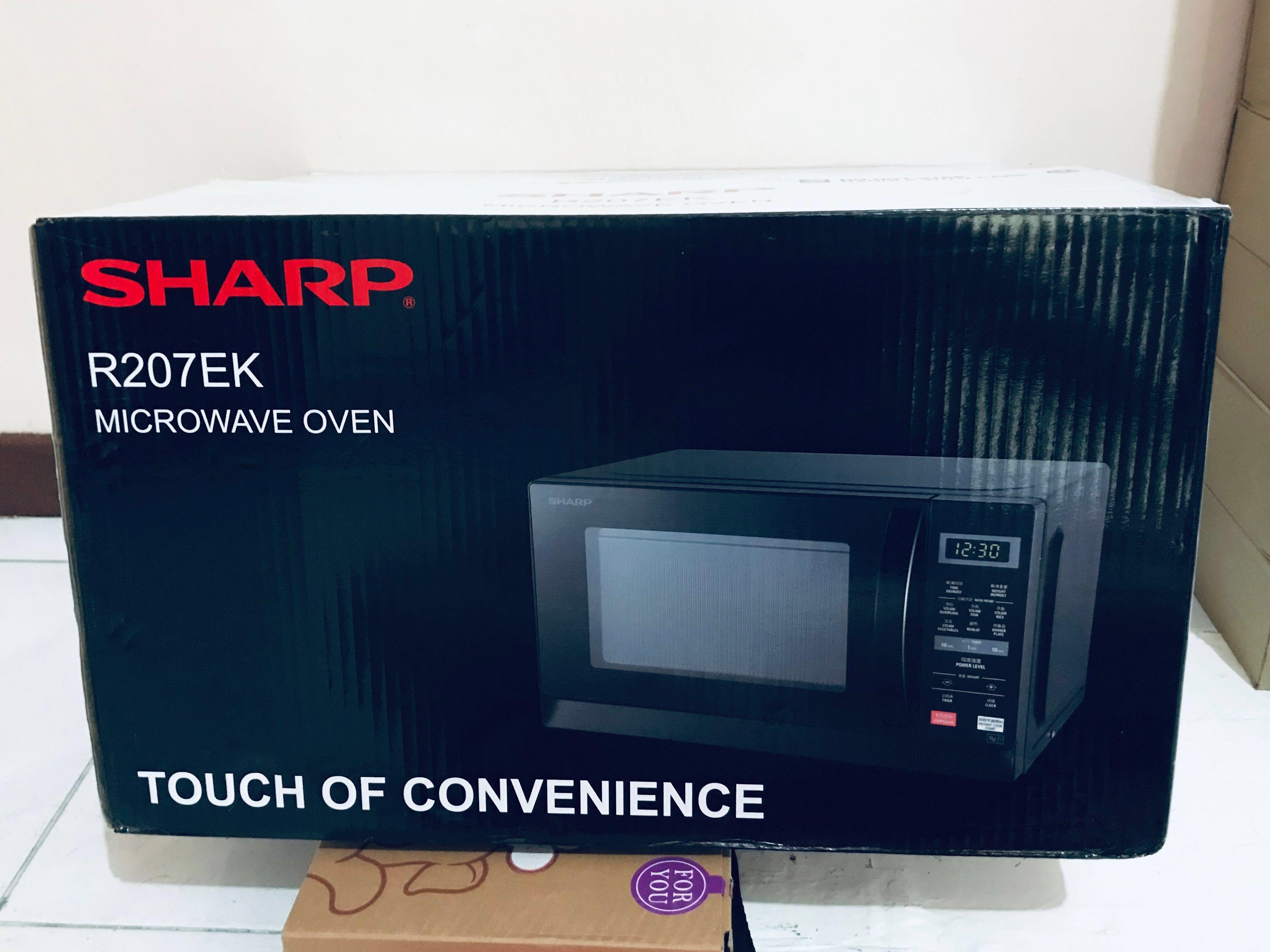 SHARP 20L Microwave R207EK Black, TV & Home Appliances, Kitchen