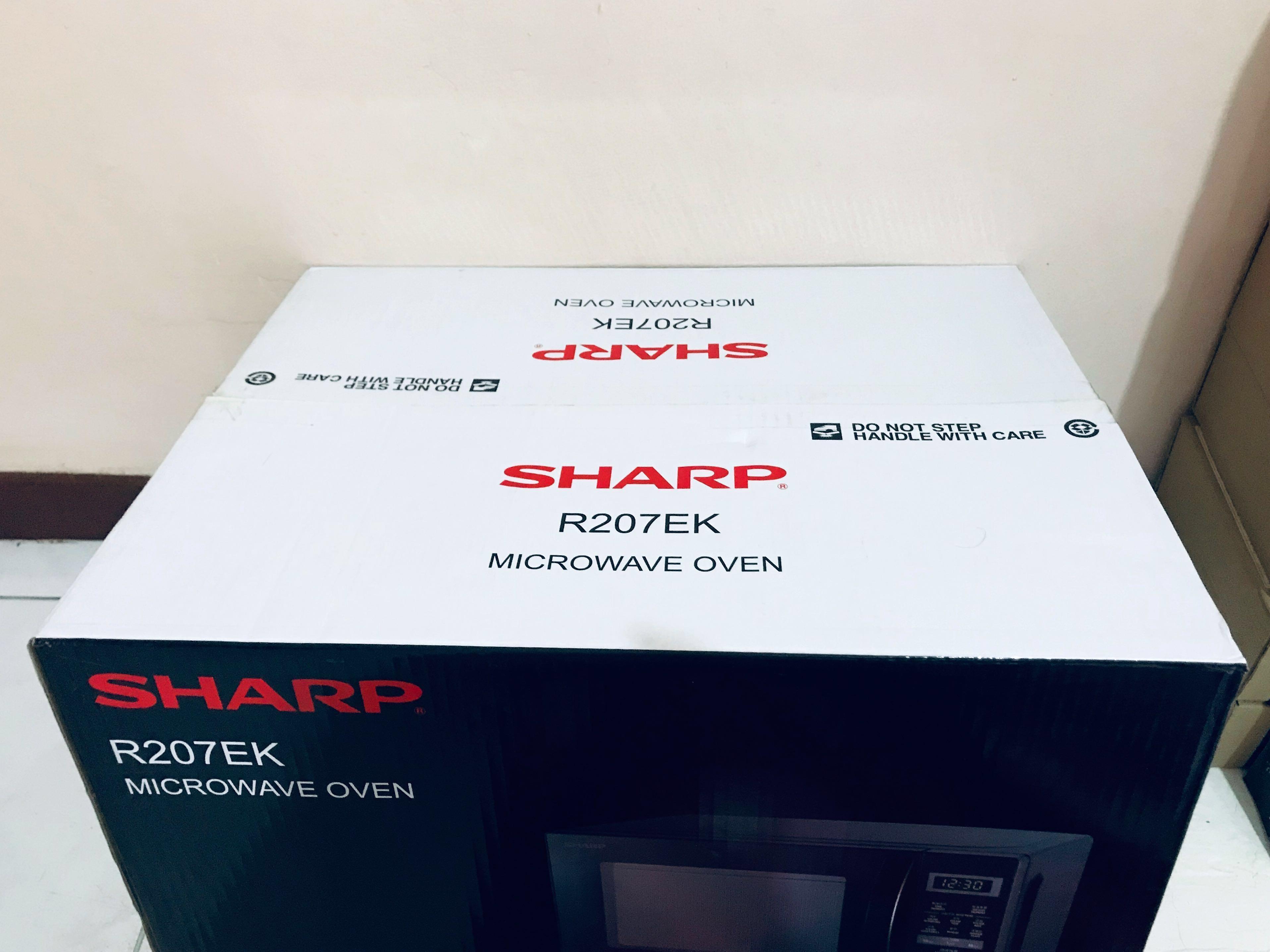 SHARP 20L Microwave R207EK Black, TV & Home Appliances, Kitchen