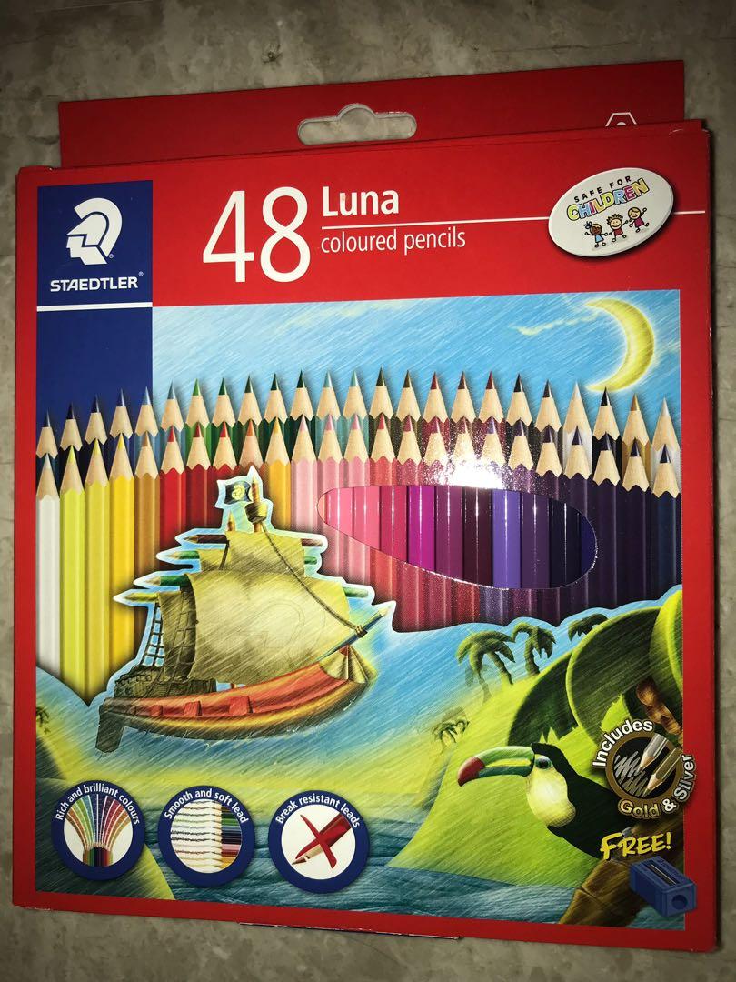 Staedtler Luna 48 Coloured Pencils On Carousell