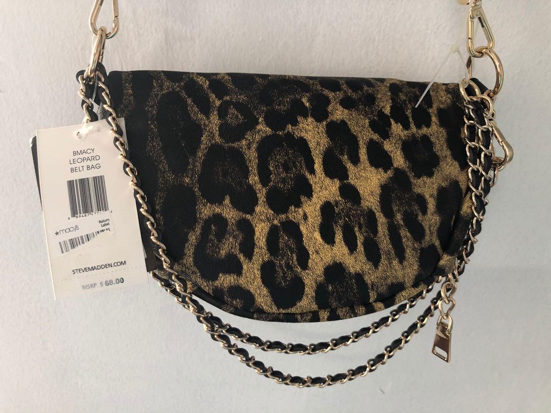 Steve Madden Leopard Belt Bag Women s Fashion Bags Wallets