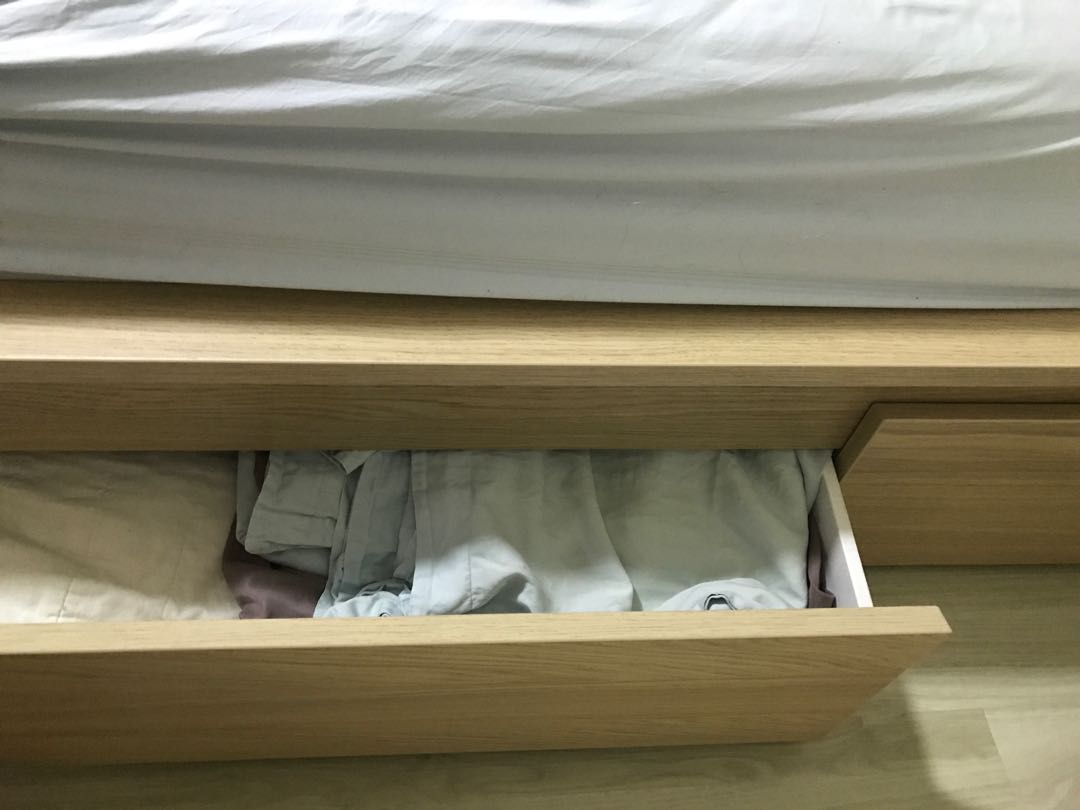 Under Bed Drawers X4 For Malm Bed Furniture Shelves Drawers
