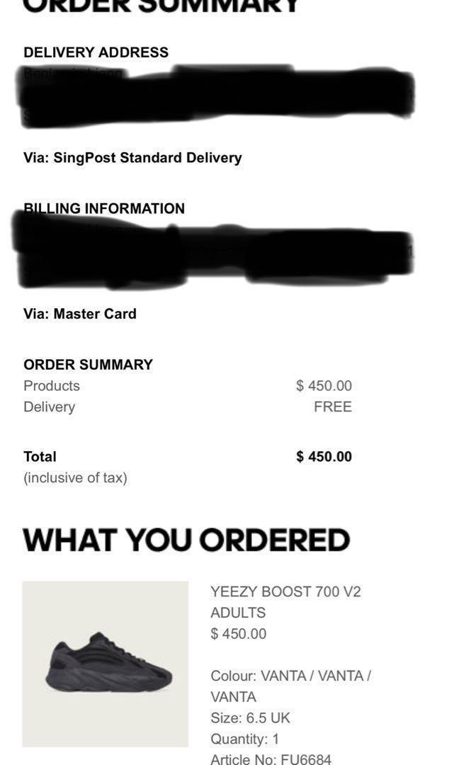 Yeezy boost 7 v2 vanta resell on sale