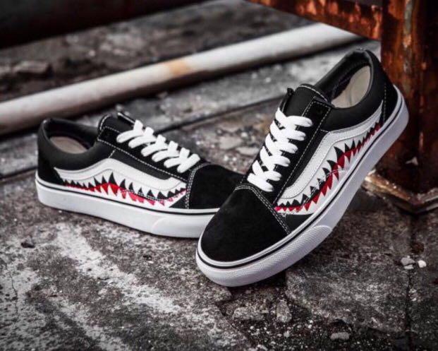 vans old skool x bape