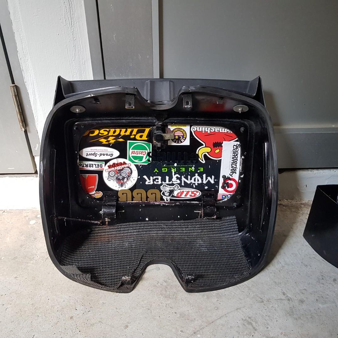 Vespa glovebox, Motorcycles, Motorcycle Accessories on Carousell