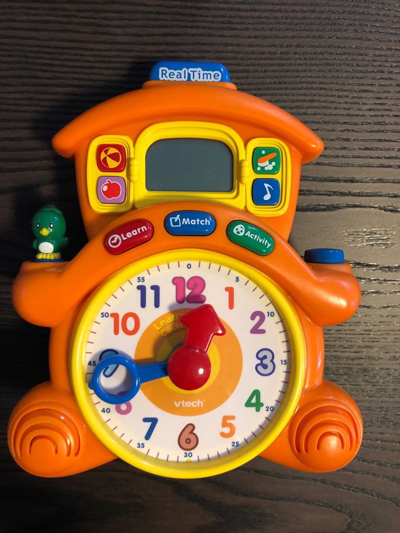 Vtech Toy Digital Clock multisensory interactive, Hobbies & Toys, Toys & Games on Carousell