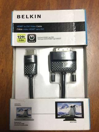 Belkin HDMI to DVI Video cable