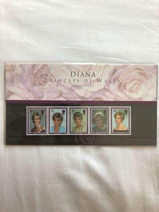 Diana princess of wales stamps collectible