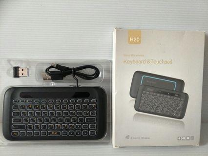 Brand new 2.4GHz wireless keyboard and touchpad