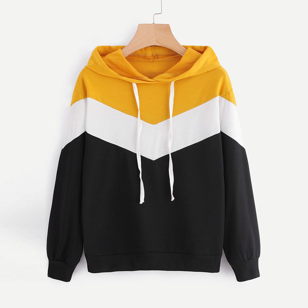 White and black striped hoodie new arrivals