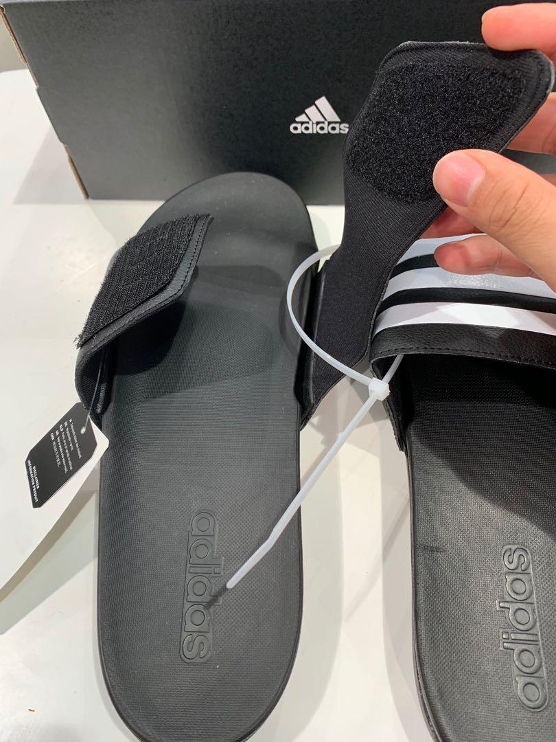 Adjustable adidas slides deals
