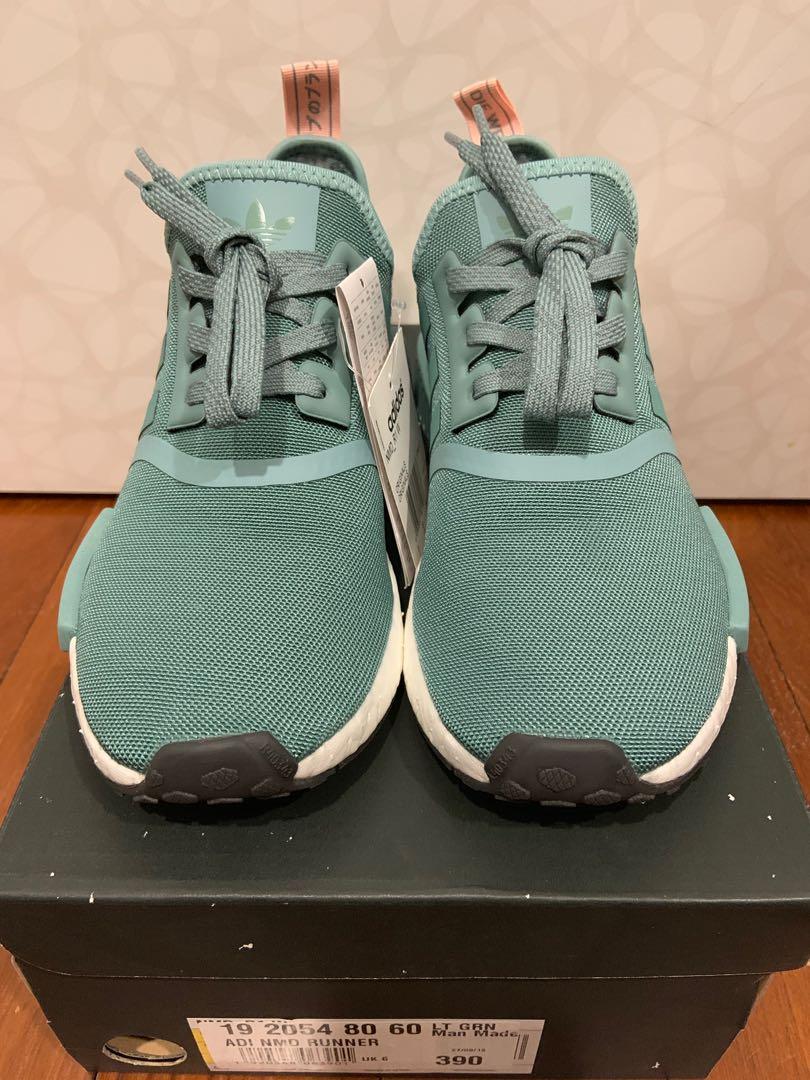 Adidas nmd r1 light on sale green