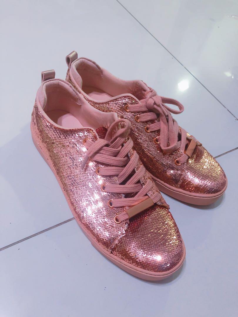 aldo pink sneakers