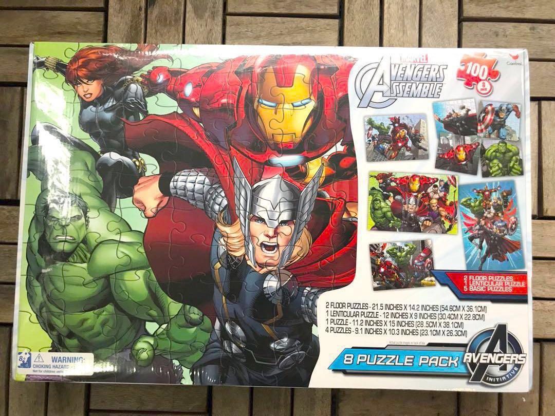 Cardinal Avengers 48 Piece Puzzle Sealed Box Hulk Superheros Marvel Comics 