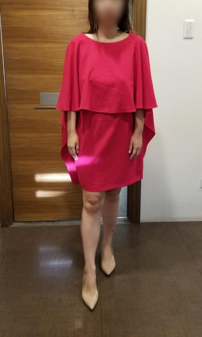 BNWT zara pink cape backless dress, Women's Fashion, Dresses & Sets, Dresses  on Carousell