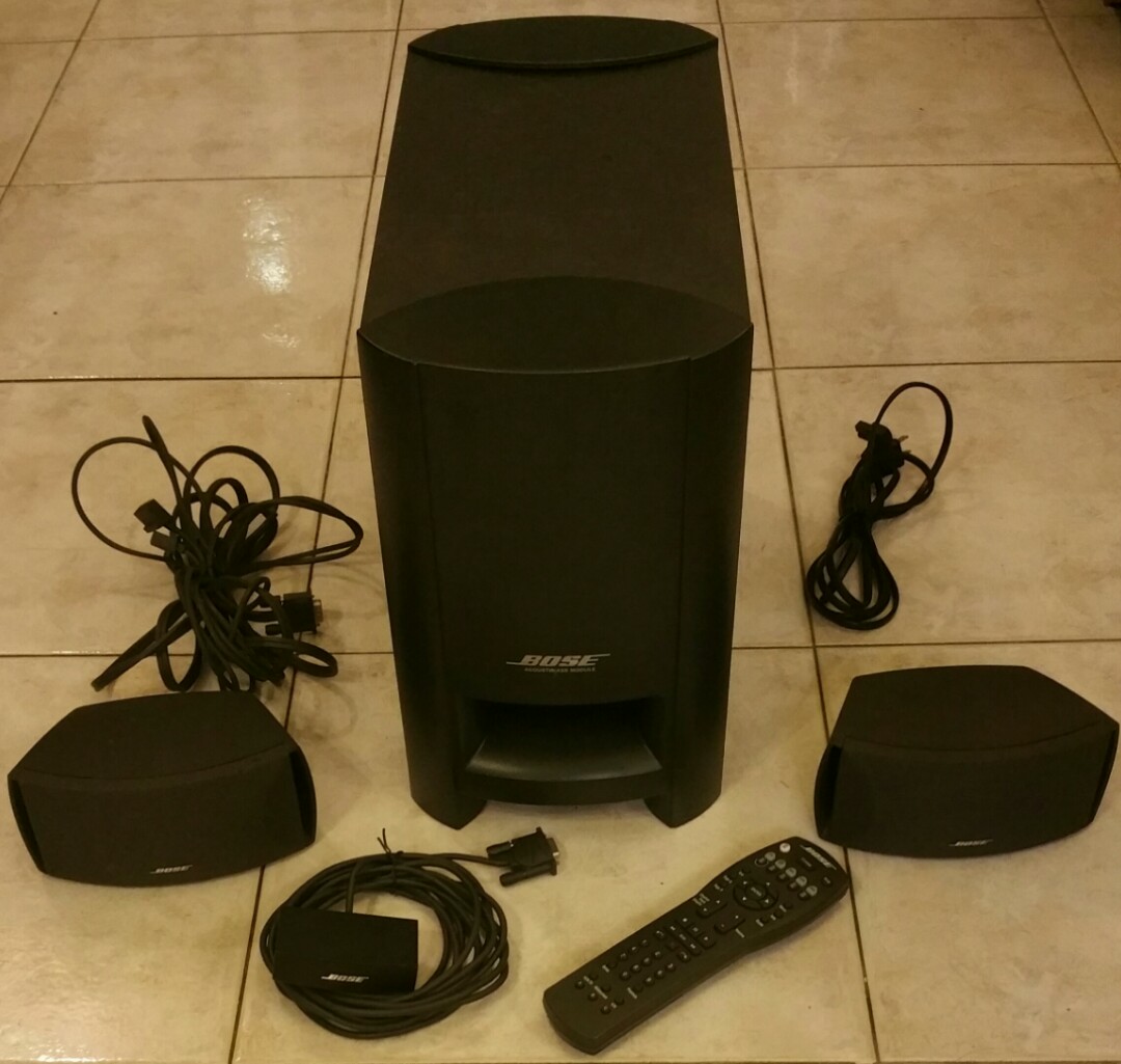 Bose CineMate Home Cinema Speaker System, Electronics, Audio on Carousell