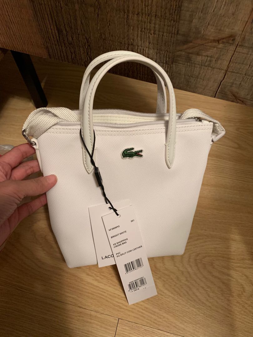 lacoste xs shopping cross bag