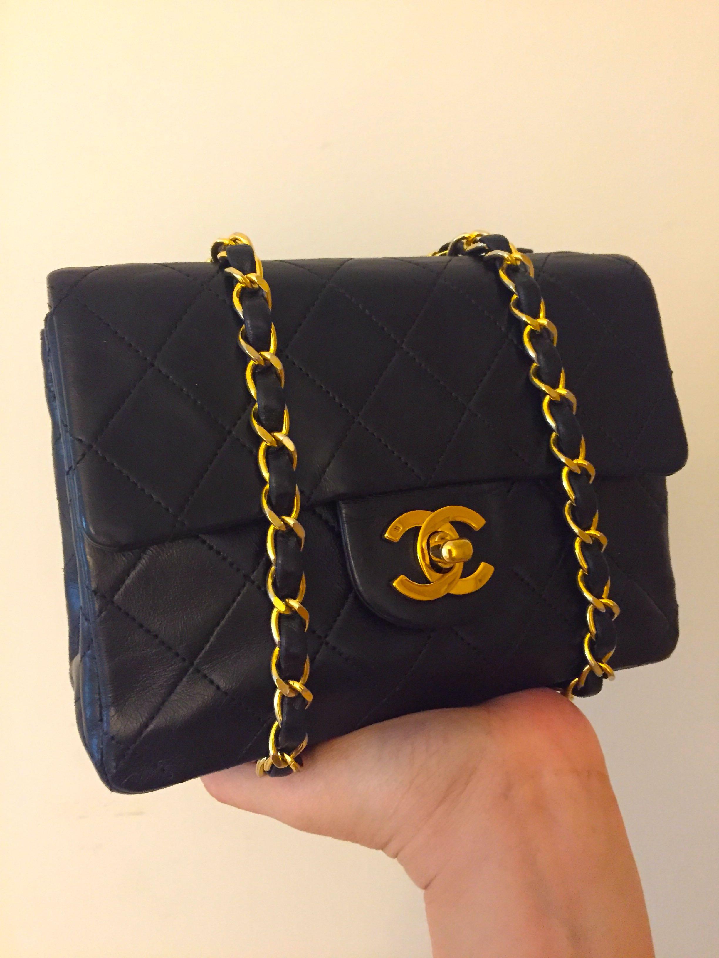 Chanel Vintage Mini Sling Bag, Luxury, Bags & Wallets on Carousell