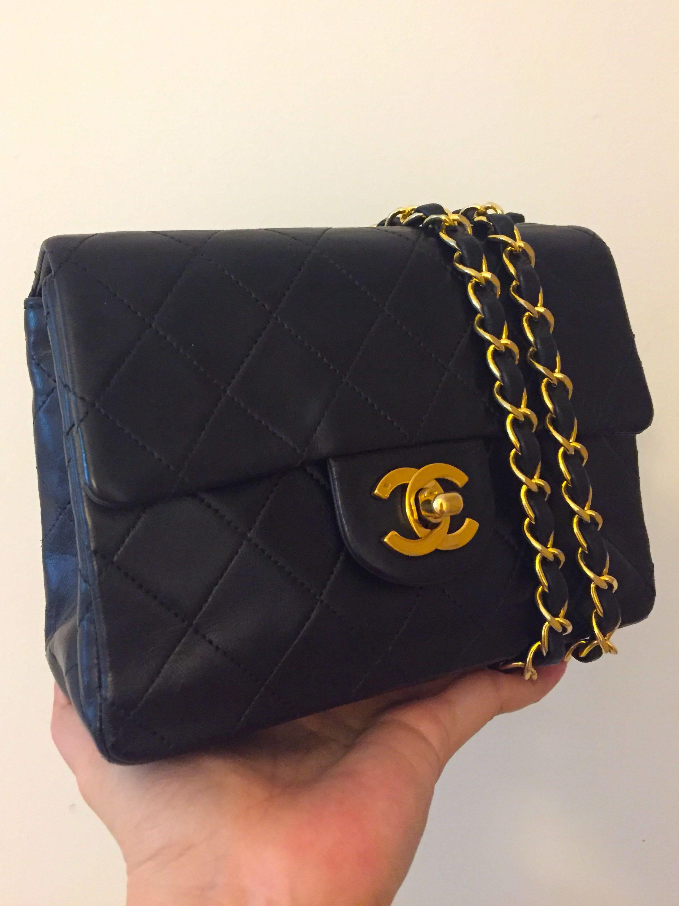Chanel Vintage Mini Sling Bag, Luxury, Bags & Wallets on Carousell
