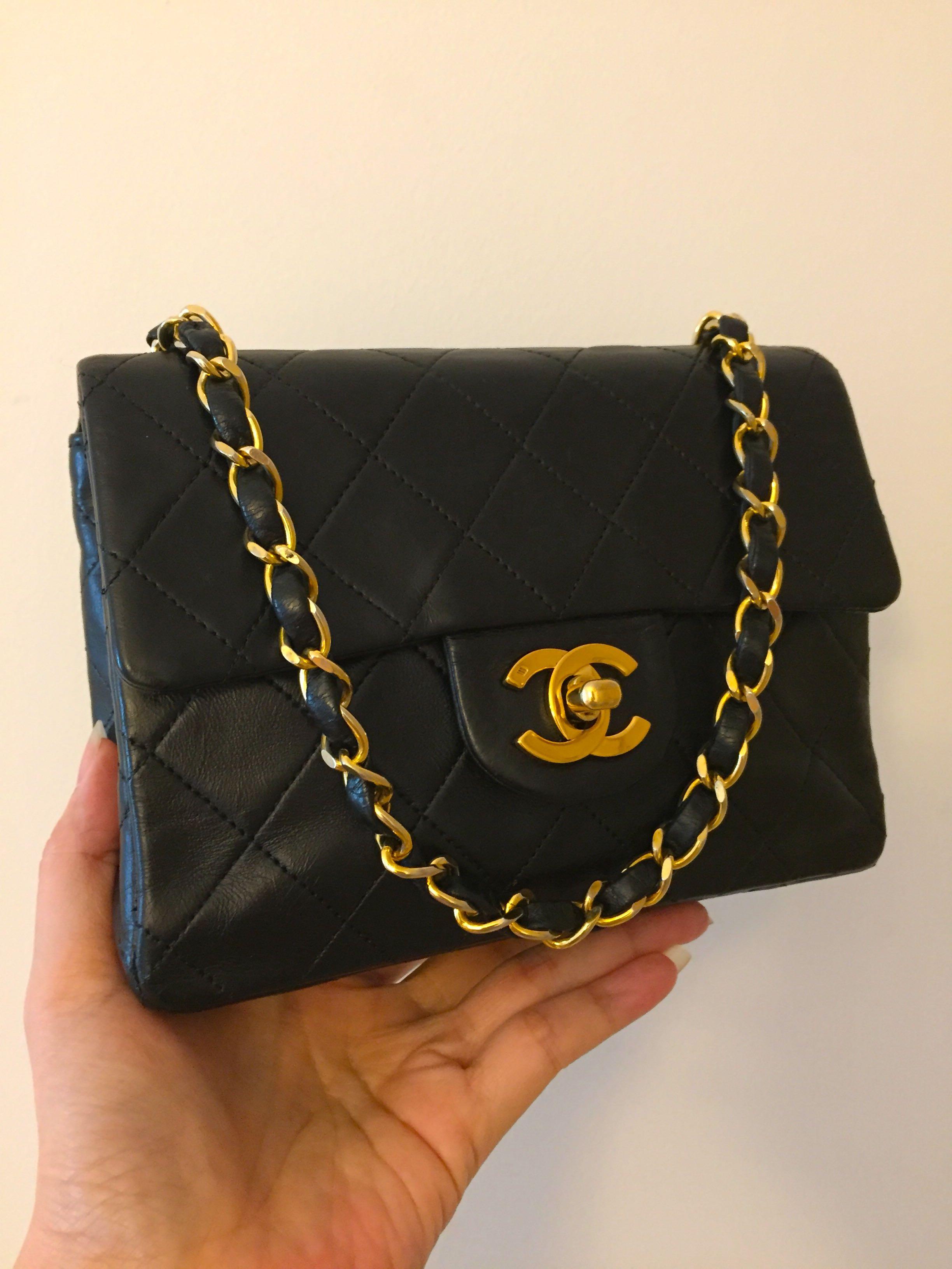 Chanel Vintage Mini Sling Bag, Luxury, Bags & Wallets on Carousell