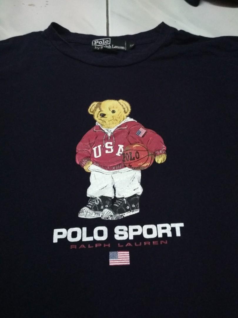 Polo sport 2025 bear t shirt