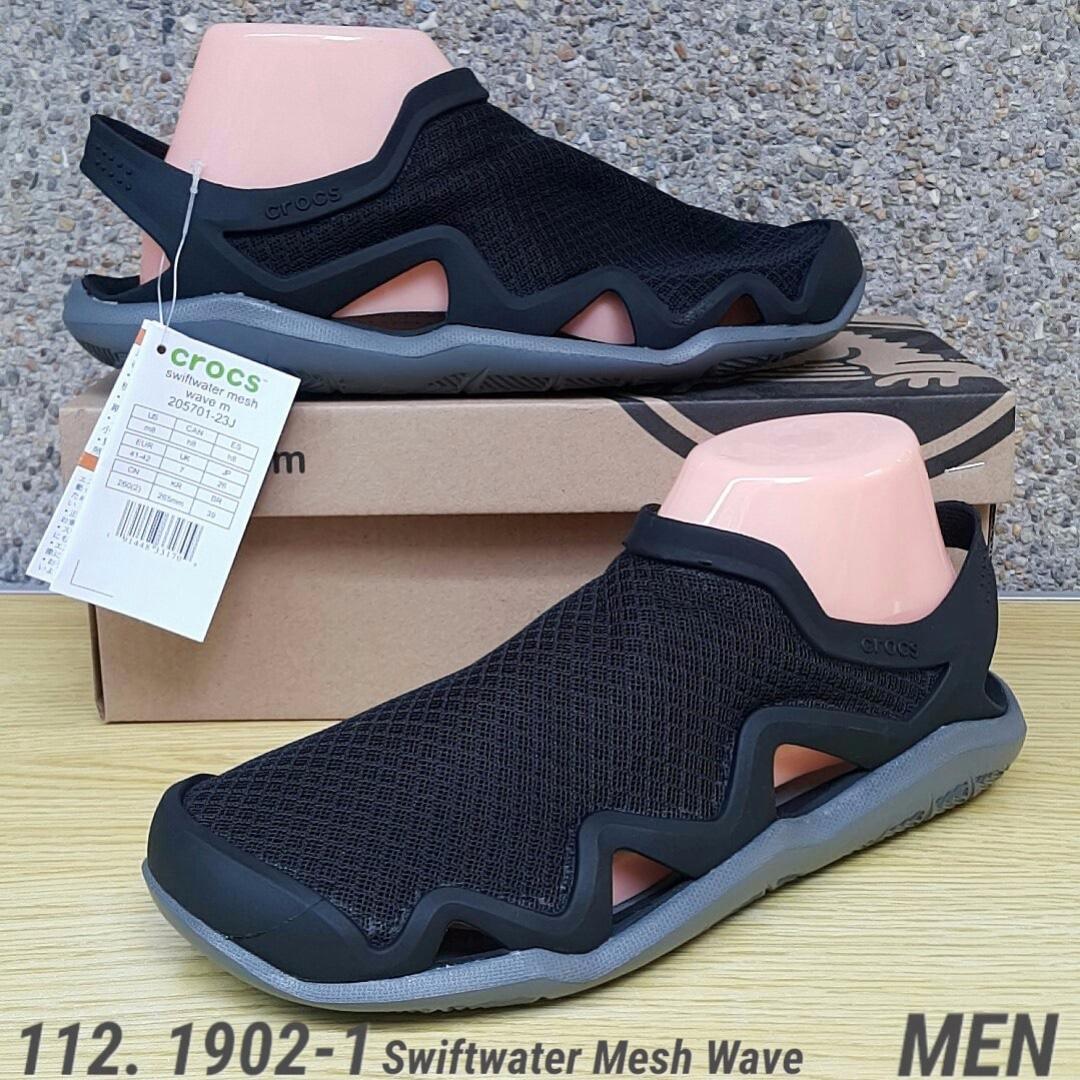 crocs men's swiftwater mesh wave sandal