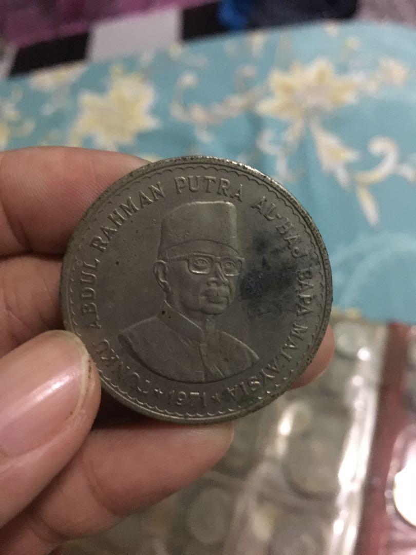 Duit Syiling Lama Yang berlambang bapa kemerdekaan negara siapa 