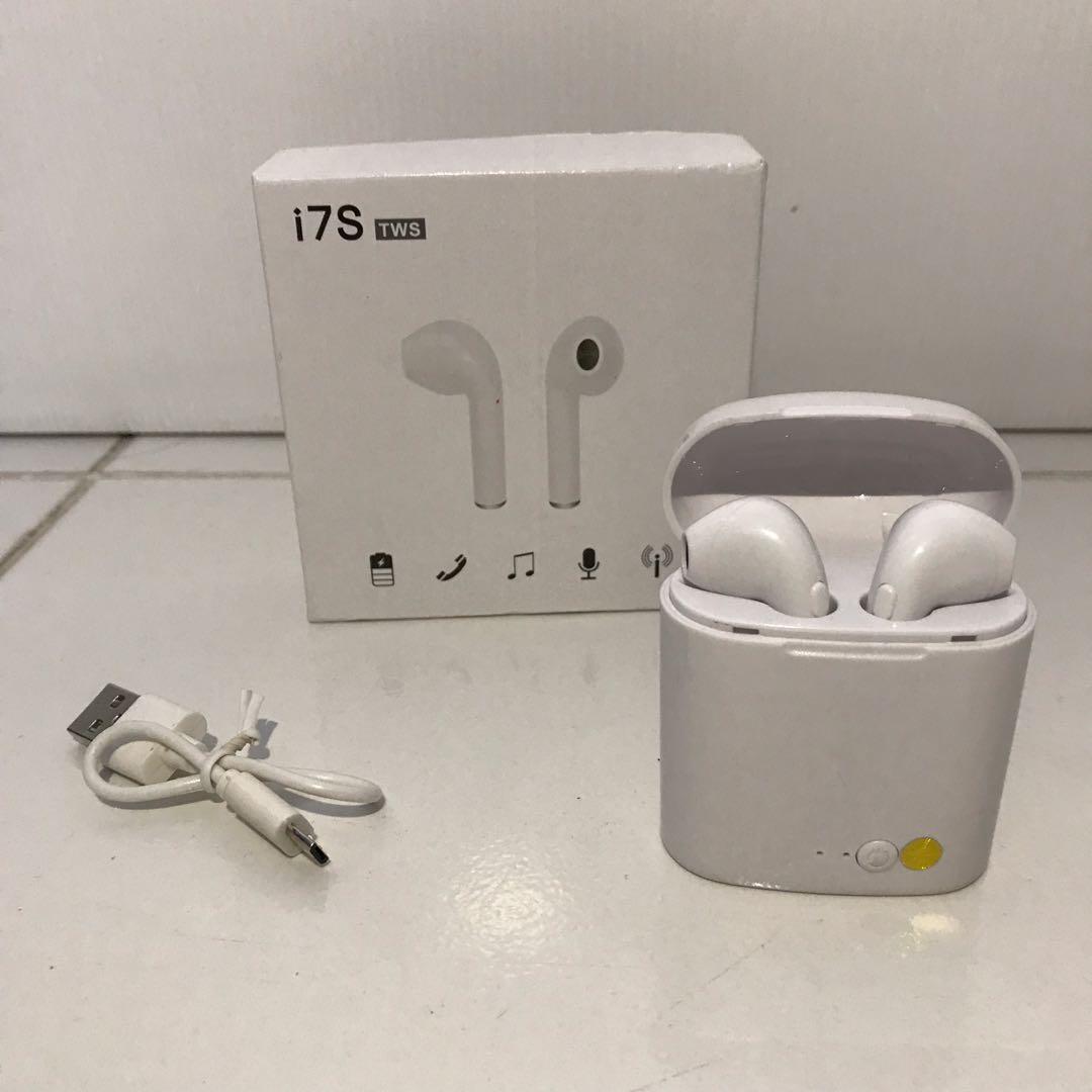 Earphone bluetooth i7s tws 2025