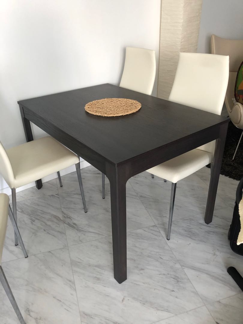 Ekedalen Ekedalen Table With 2 Chairs And Bench White Orrsta Light Grey Ikea