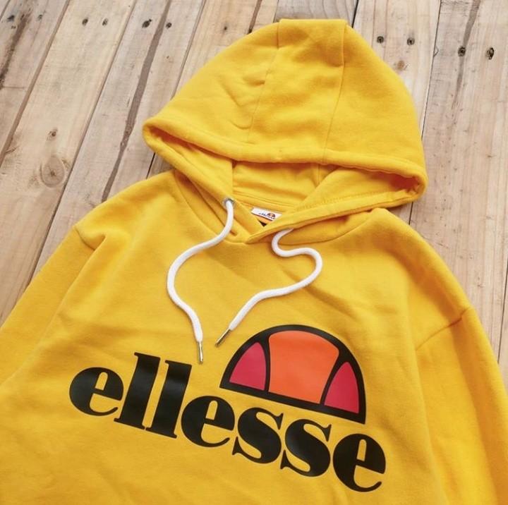 Yellow ellesse clearance hoodie