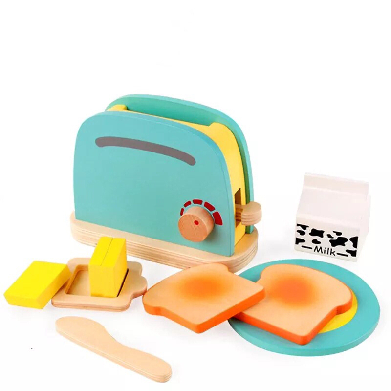 wooden toaster toy