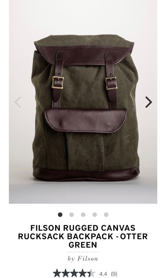 filson rucksack otter green