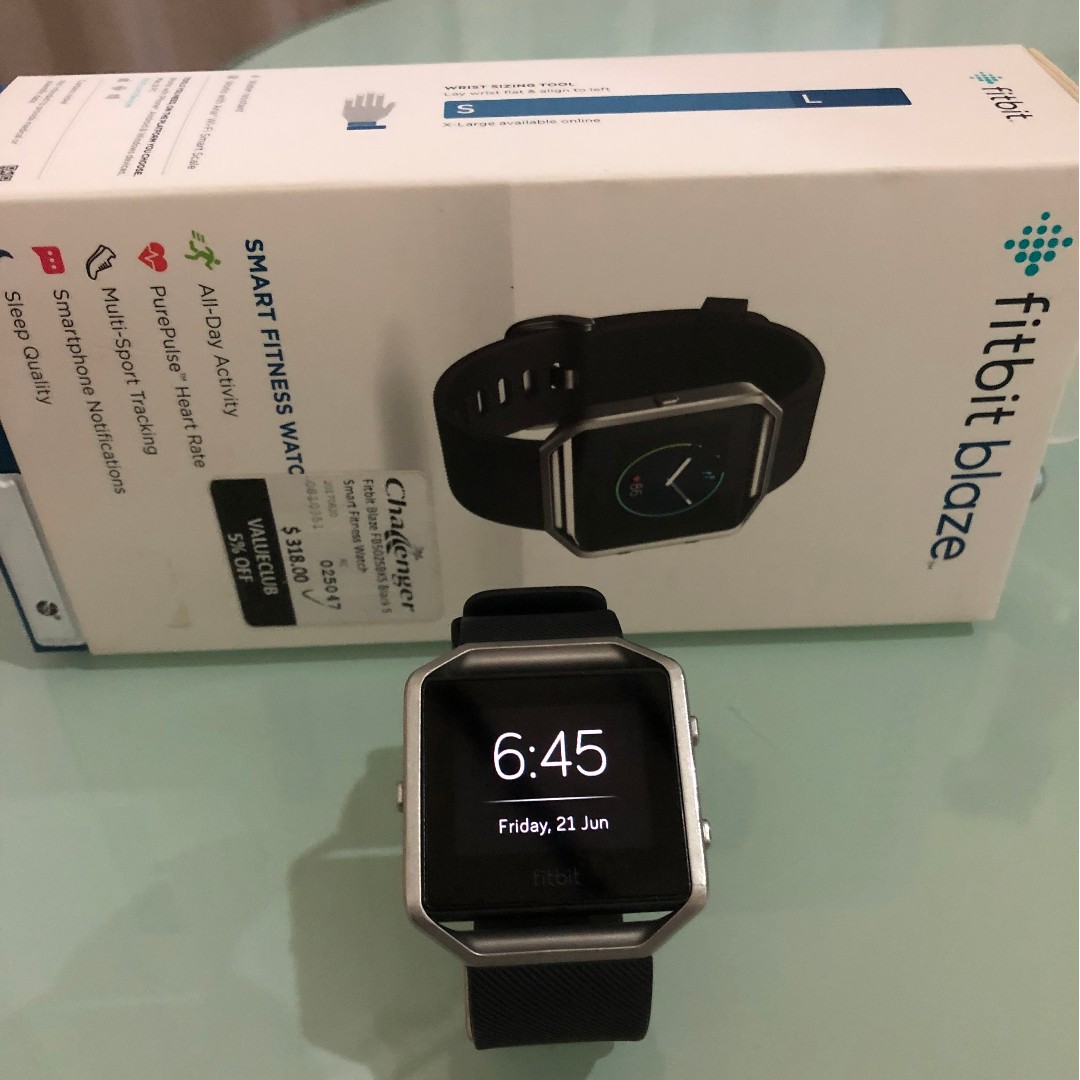 Fitbit blaze for sale used best sale