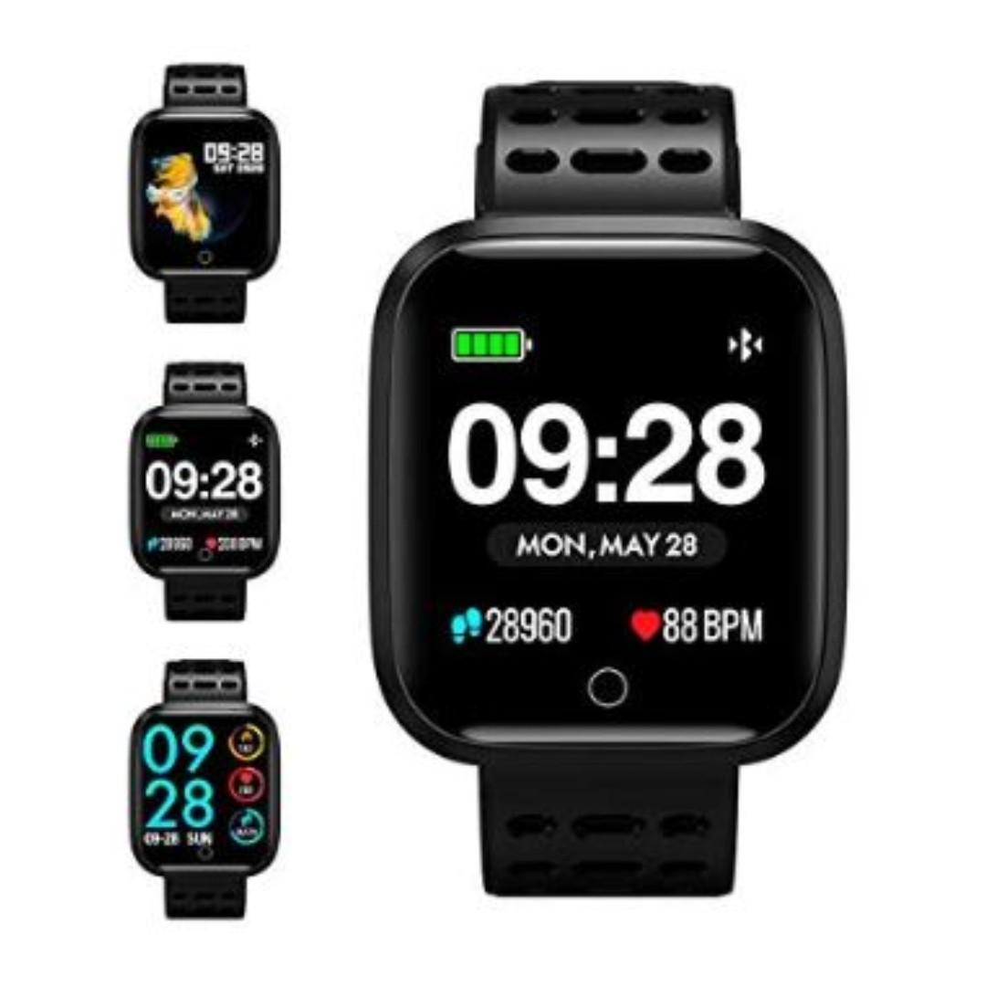 Fitness Tracker Watch KUNGIX Activity Tracker Waterproof Color Screen with Heart Rate Monitor Bracelet Pedometer Step Counter and Sleep Monitor Calorie for iOS Android iPhone Mobile Phones Gadgets Wea...