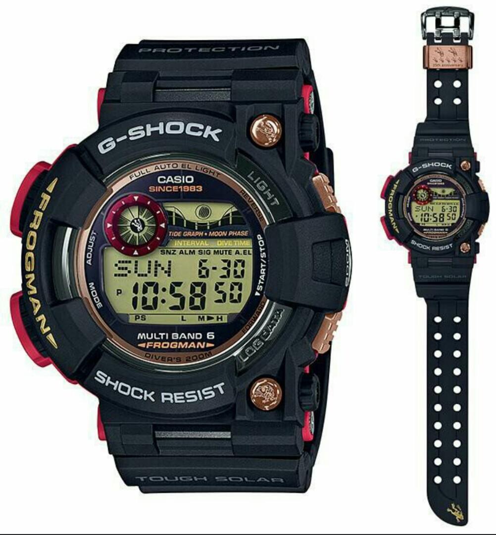 Casio frogman clearance 25th anniversary