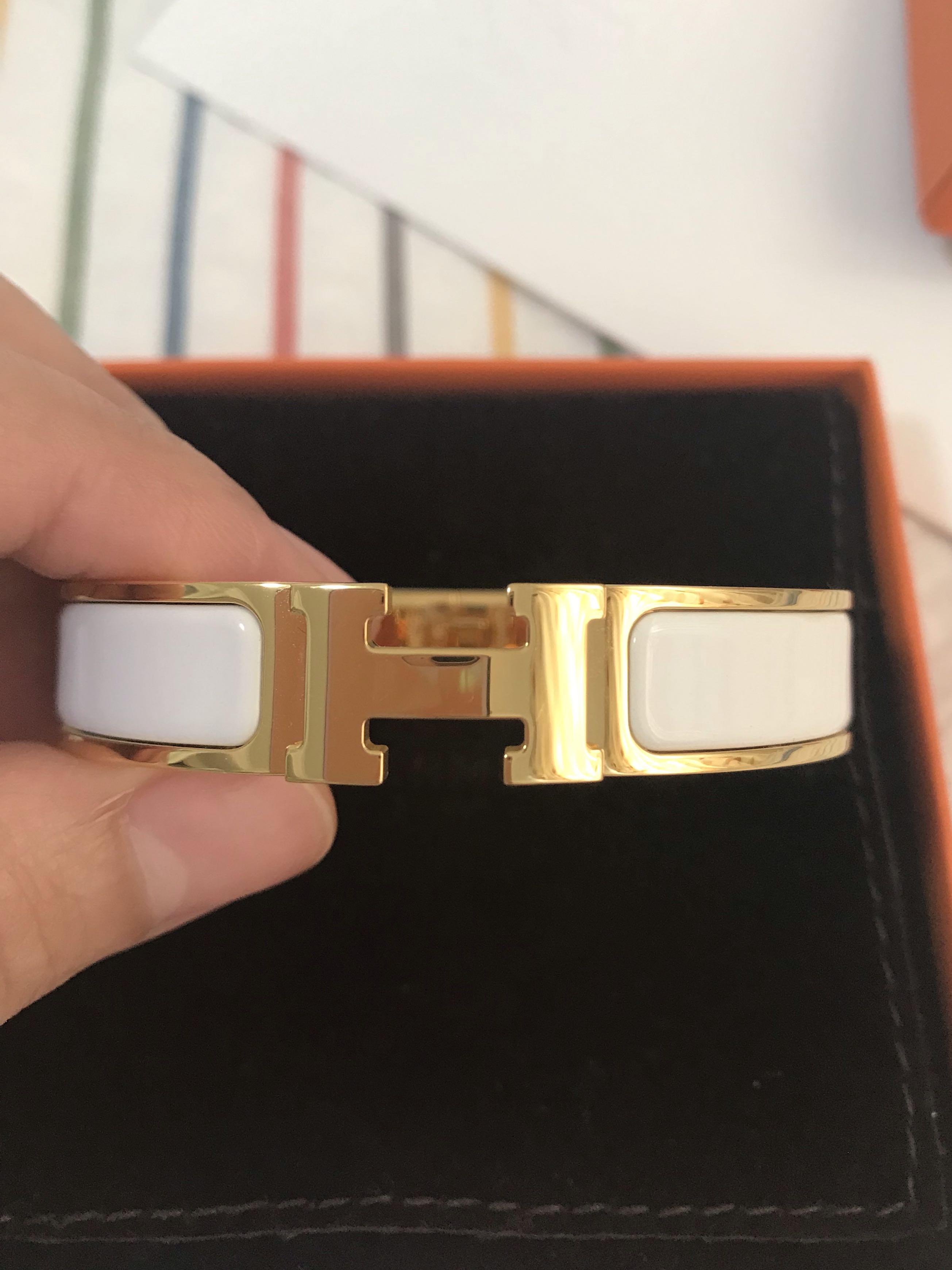 HERMES Clic H Bracelet, PM size