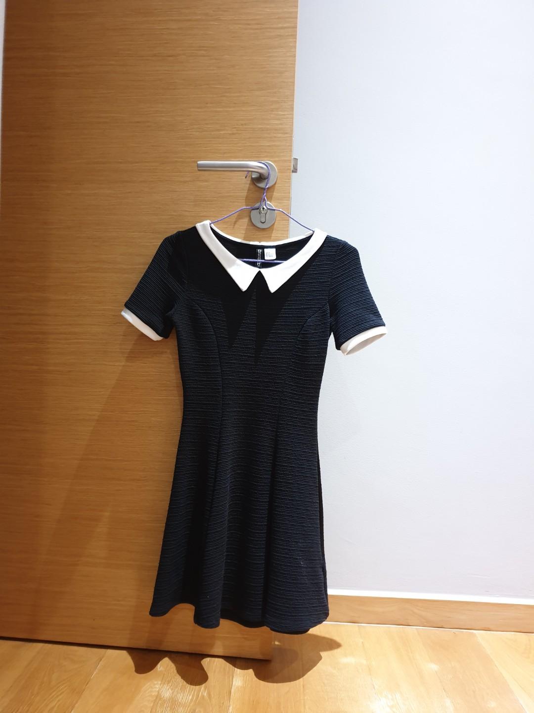 peter pan collar dress h&m