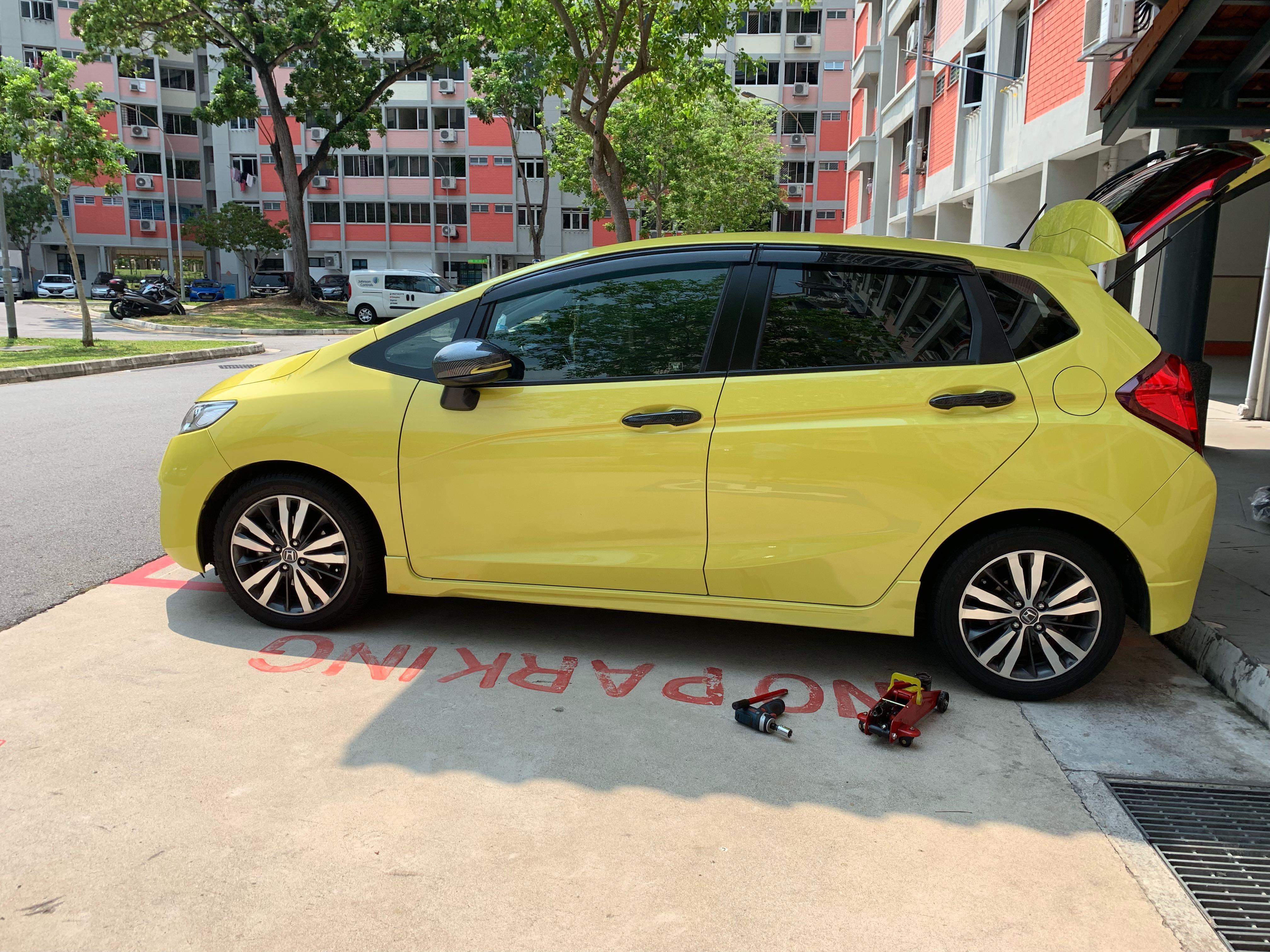 Honda Gk5 Stock Rims With Tyres Car Accessories Tyres Rims On Carousell