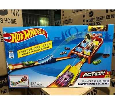 hot wheels launch across challenge