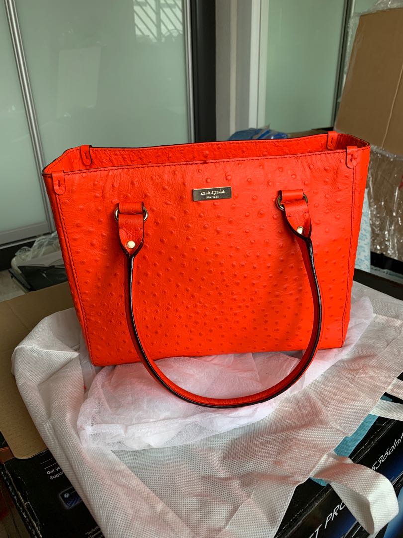 kate spade ostrich handbag