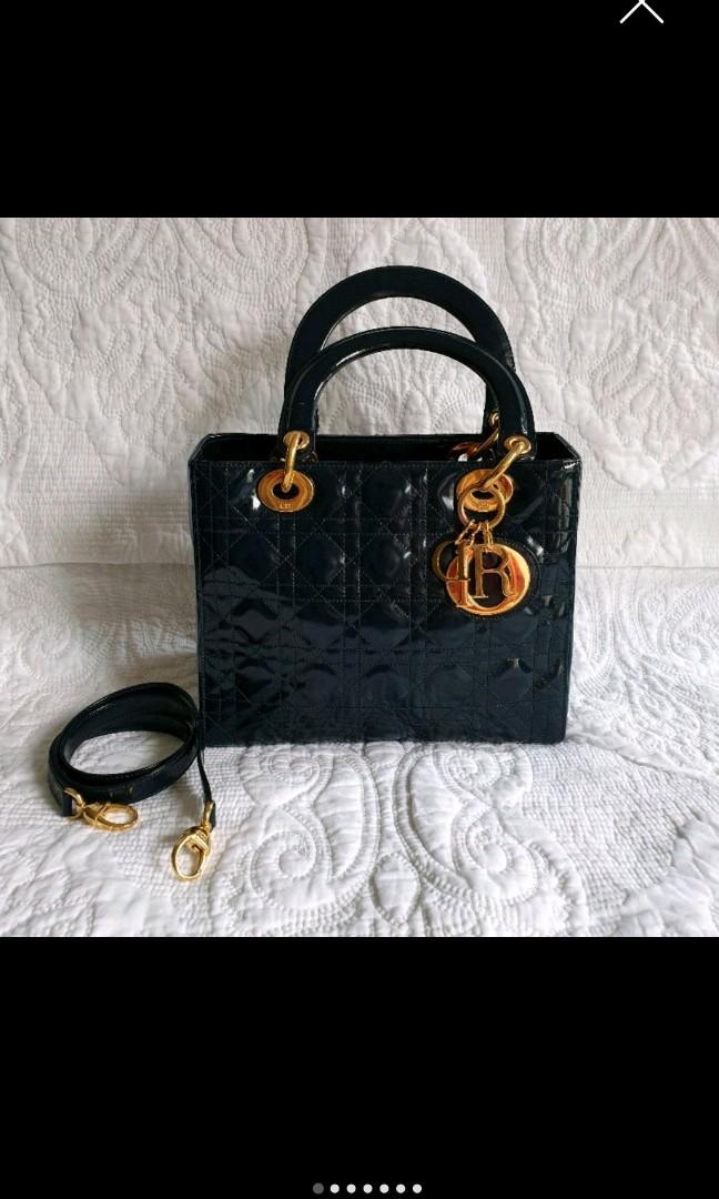 lady dior navy blue