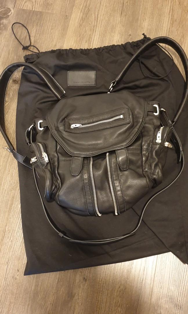 Like New Alexander Wang Mini Marti Backpack in Black