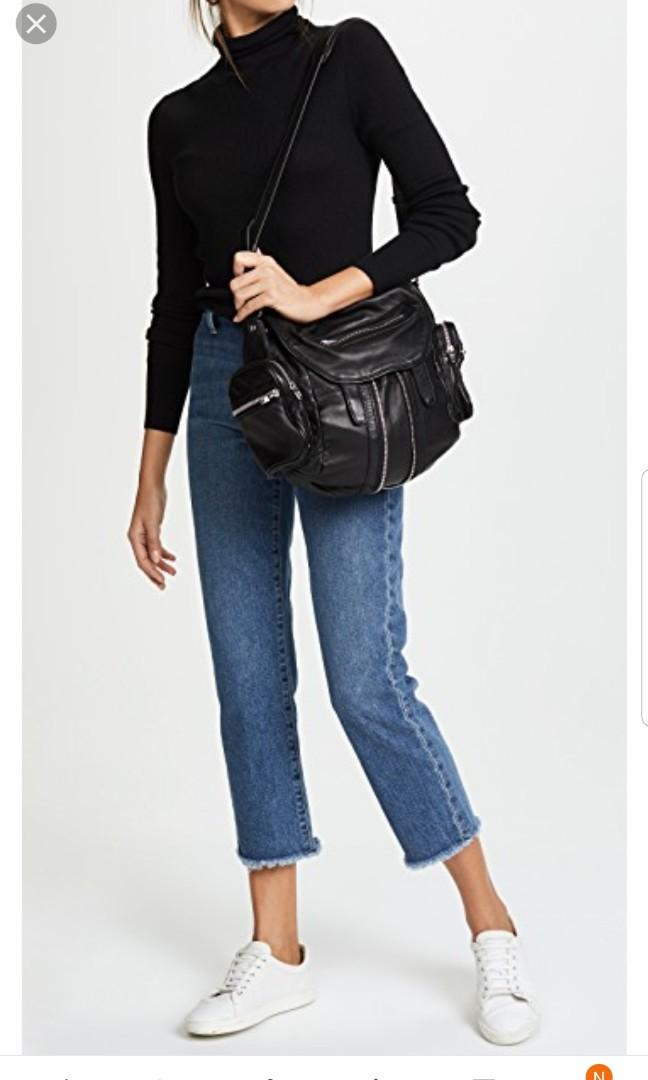Like New Alexander Wang Mini Marti Backpack in Black, Women's