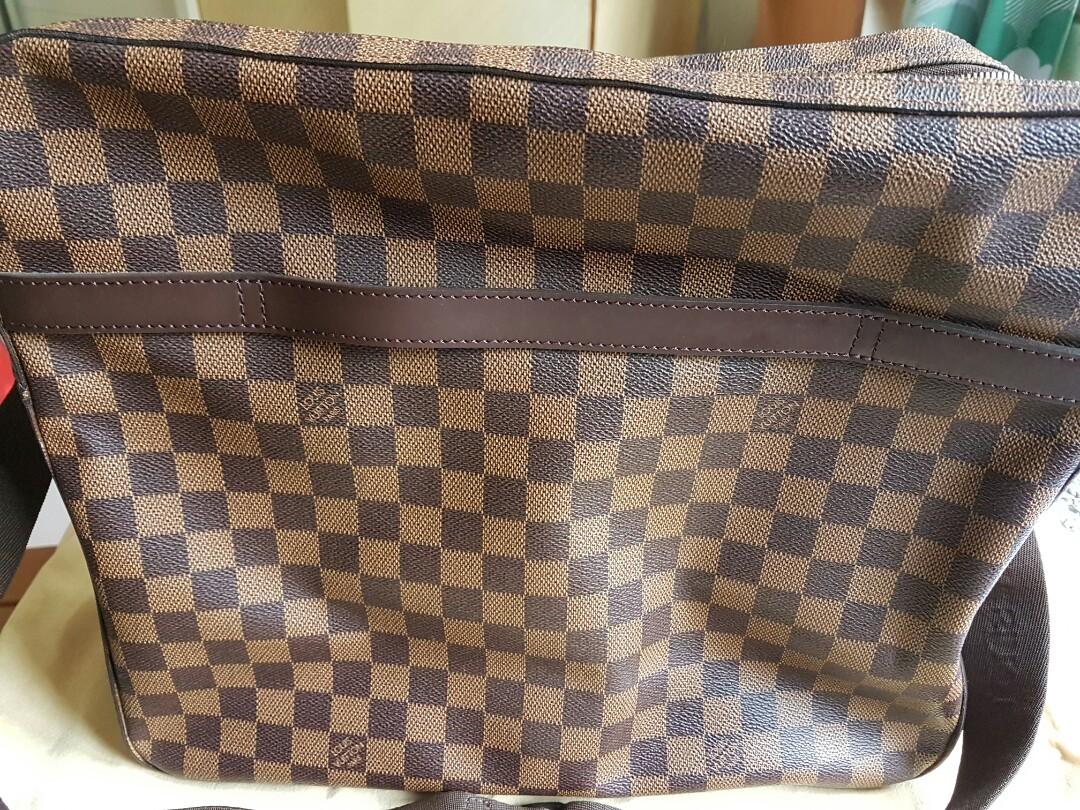 Louis Vuitton Damier Ebene Leather Dorsoduro Messenger Bag