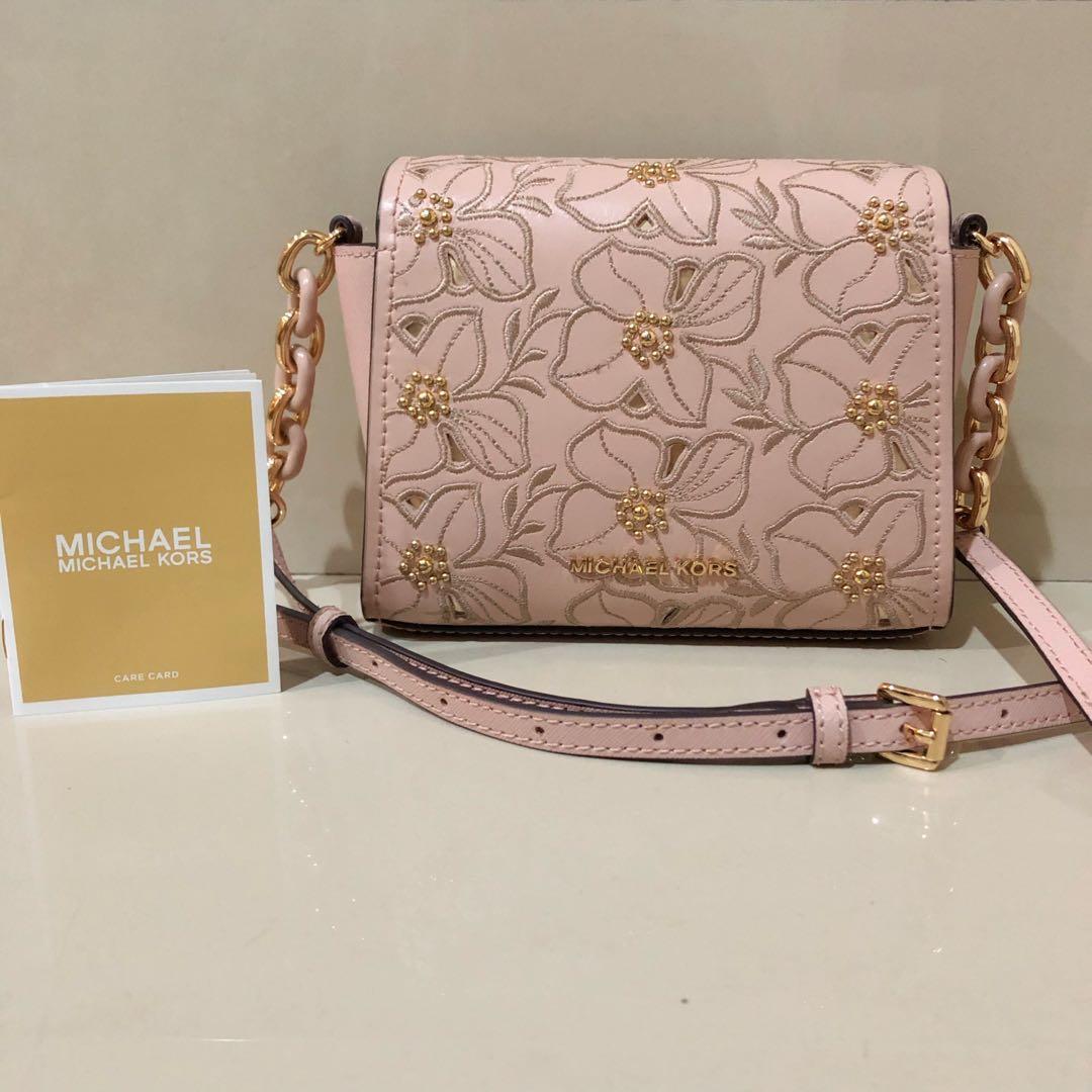 Michael Kors Sofia Small Leather Crossbodr Bag Tas Wanita MK