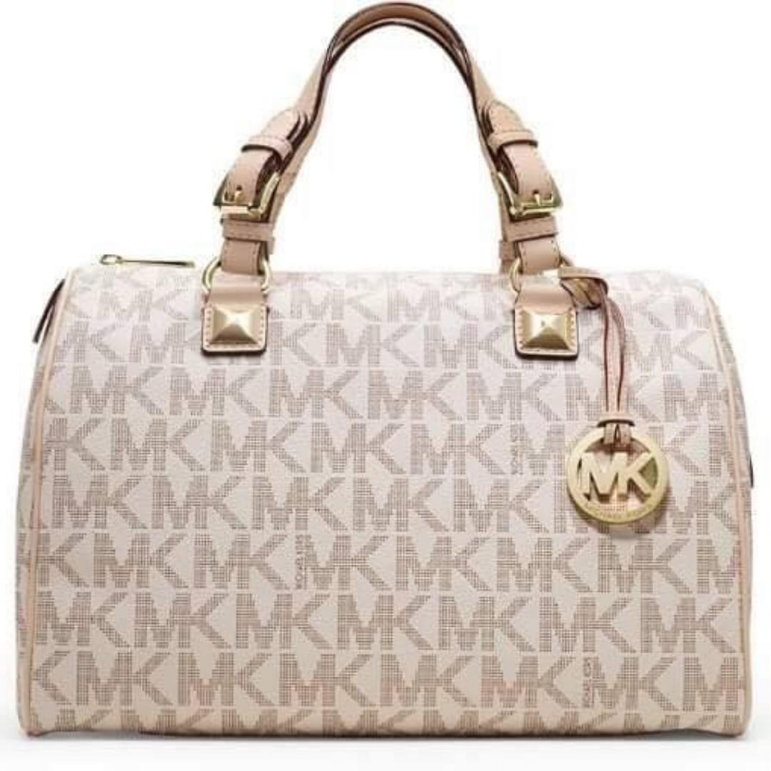 mk bags white