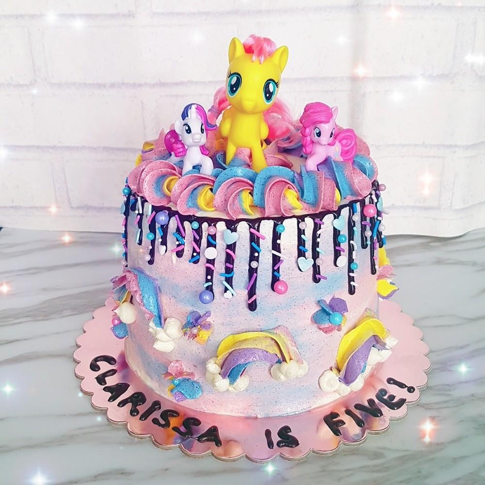 My Little Pony Mlp Buttercream Fresh Cream Cake Food Drinks Baked Goods On Carousell